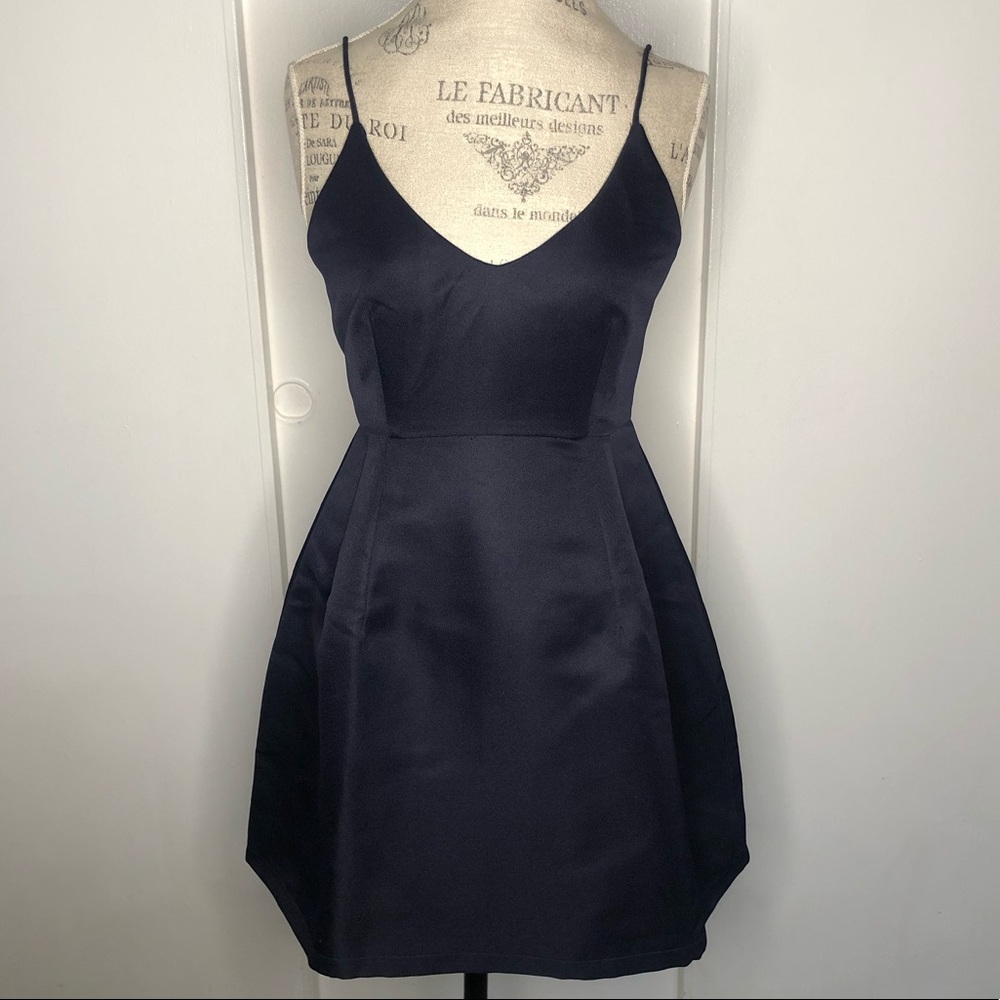 Navy Blue Mini Dress